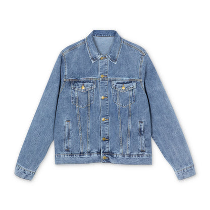 Trendy Men's Denim Jacket with Batang Kalye Design, Casual Wear, Vintage Style, Perfect for Everyday Use, Unisex Fashion