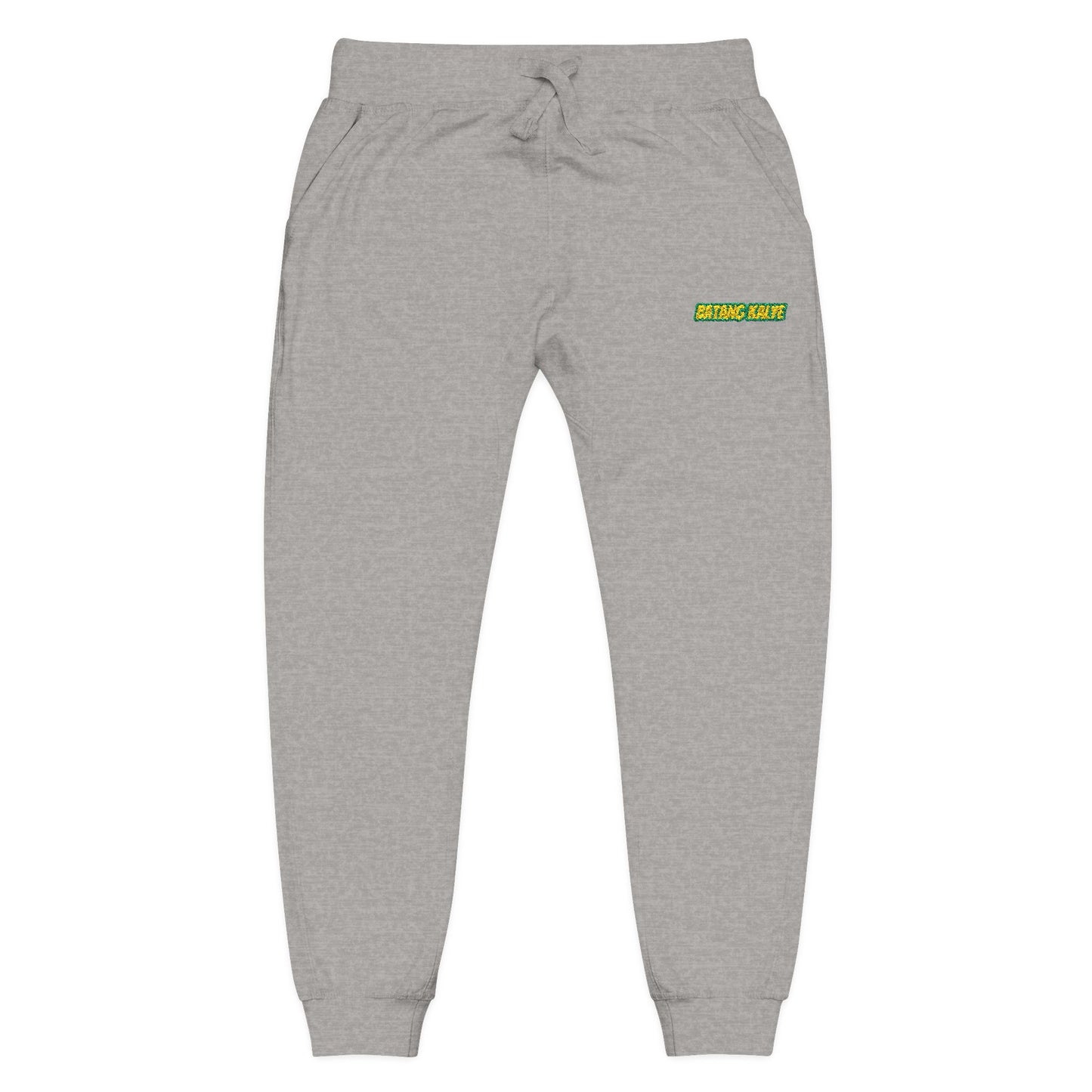 Batang Kalye Cozy Unisex Fleece Sweatpants with Embroidered Design, Casual Lounge Pants, Relaxation, Everyday Wear, Gift for Him/Her, Stylish Comfort