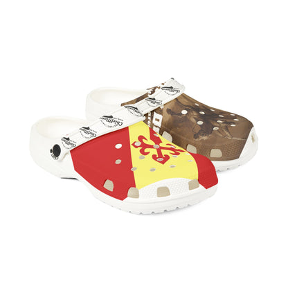 Stylish Batang Kalye Foam Shoes, Comfortable Slip-On Clogs, Unique Pattern Footwear for Home, Garden or Beach