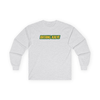 Stylish Graphic Long Sleeve Tee with 'Batang Kalye' Design, Casual Top, Trendy Apparel, Unisex Shirt, Perfect Gift