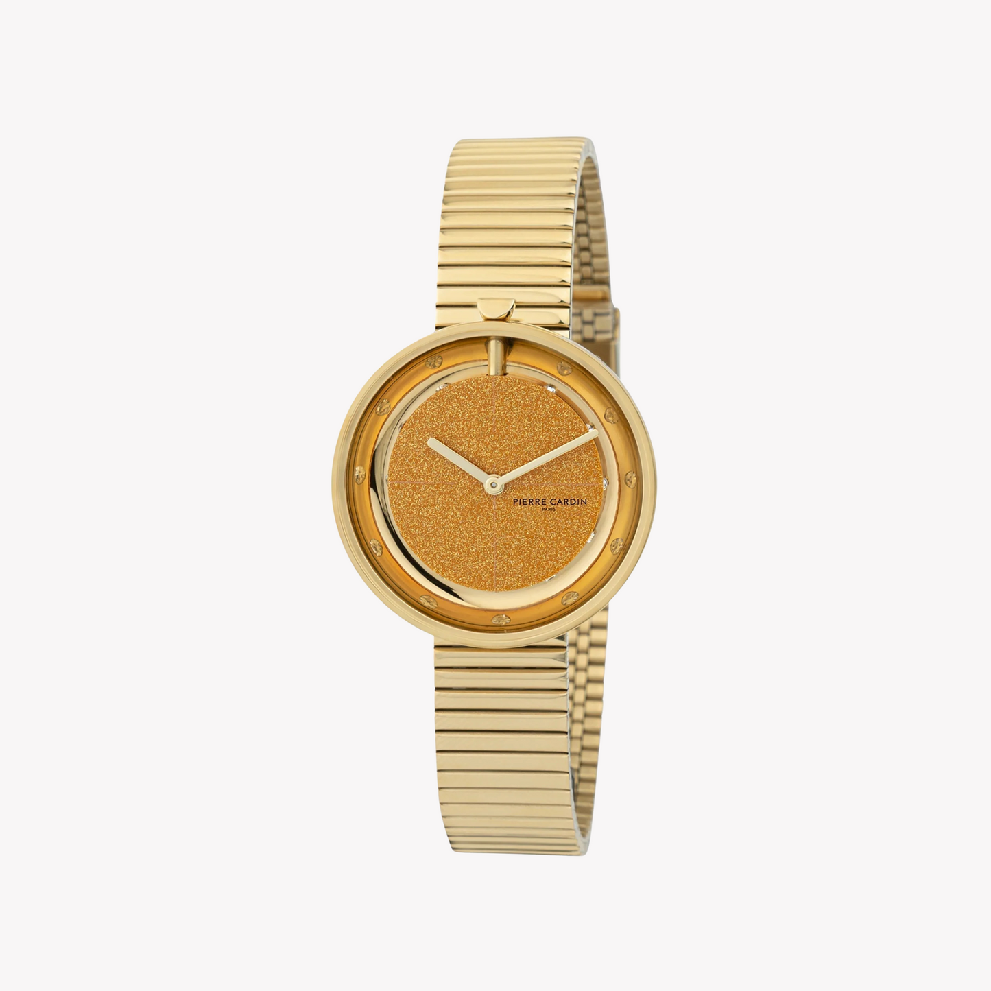 Pierre Cardin Women's Gold Stainless Steel Watch, Champagne Dial | Cma.0012