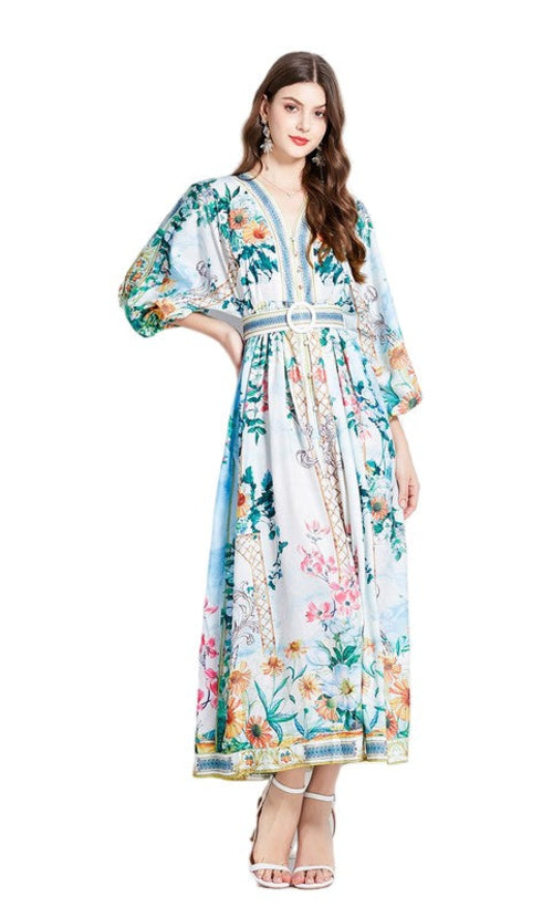 BKB WOMEN FASHION CHIFFON MAXI DRESS