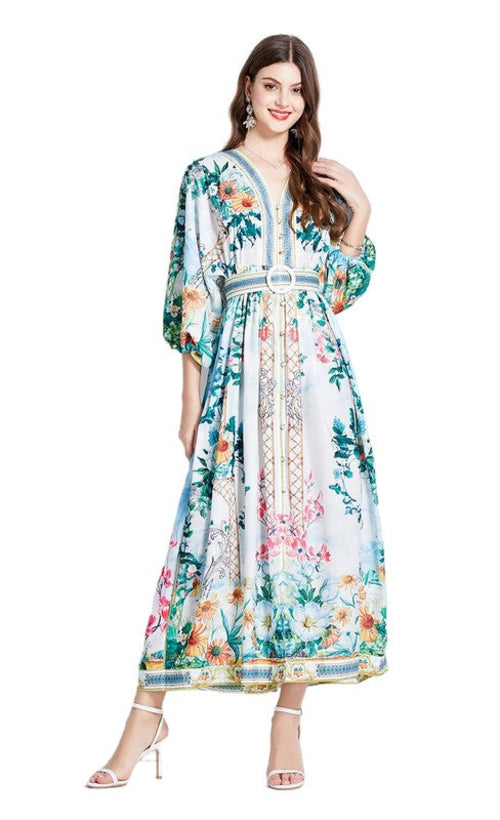 BKB WOMEN FASHION CHIFFON MAXI DRESS