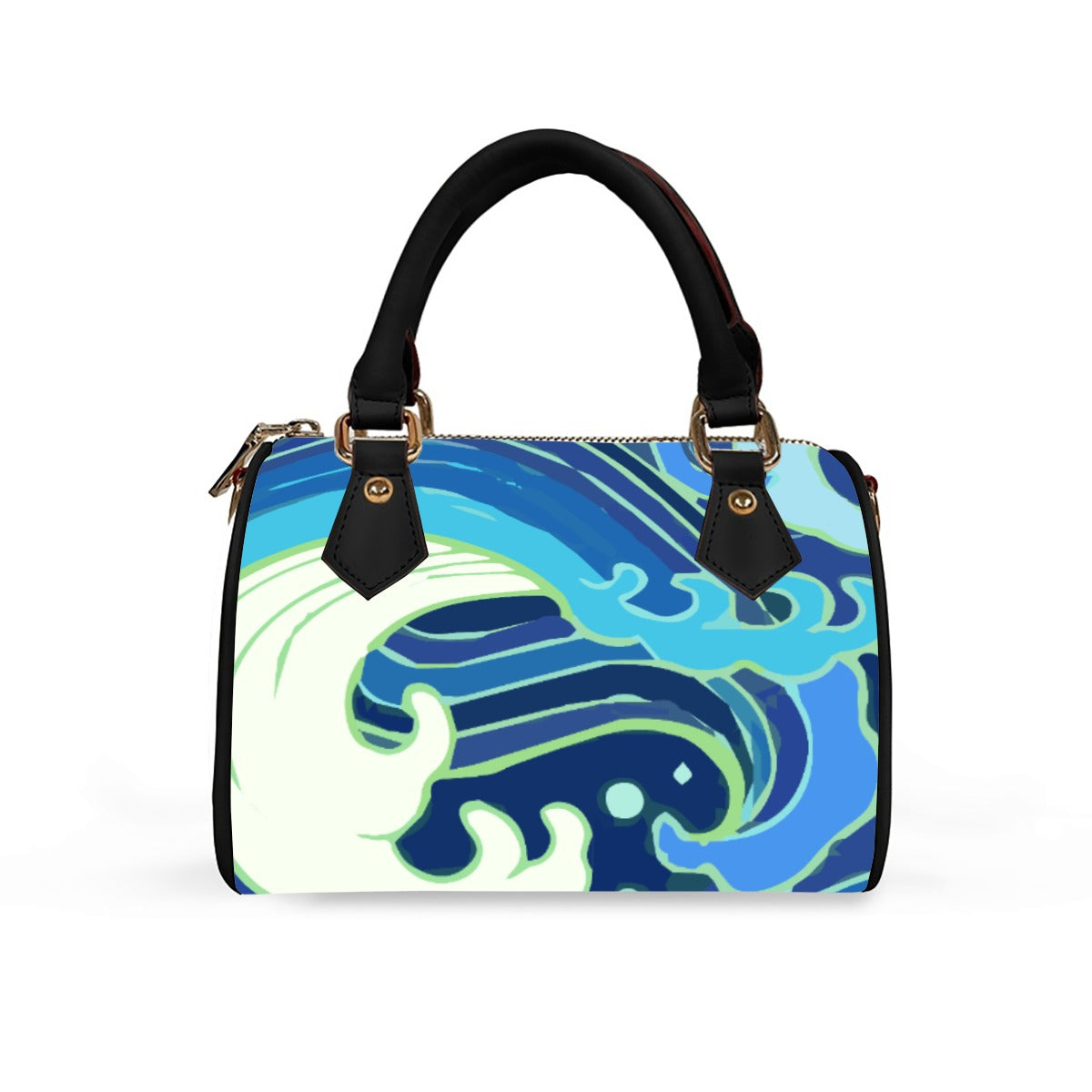 Batang Kalye Street Luxury Barrel-Leather Handbag