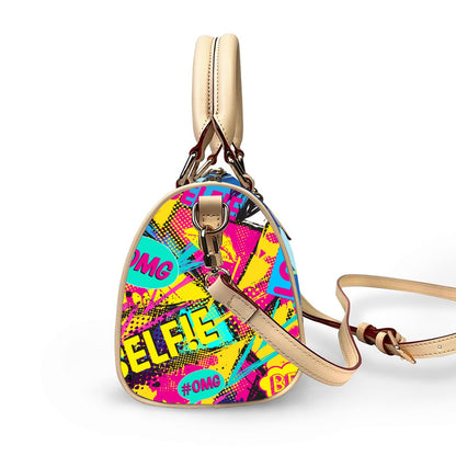 Batang Kalye Street Luxury Barrel-Leather Handbag