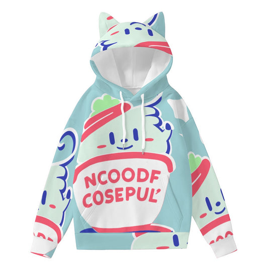 BKB CAT LOVER Women’s Hoodie With Decorative Ears