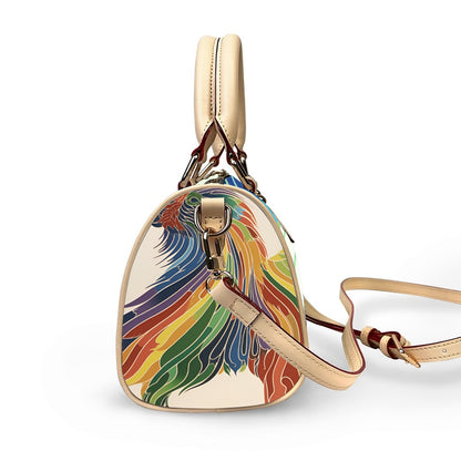 Batang Kalye Street Luxury Barrel-Leather Handbag