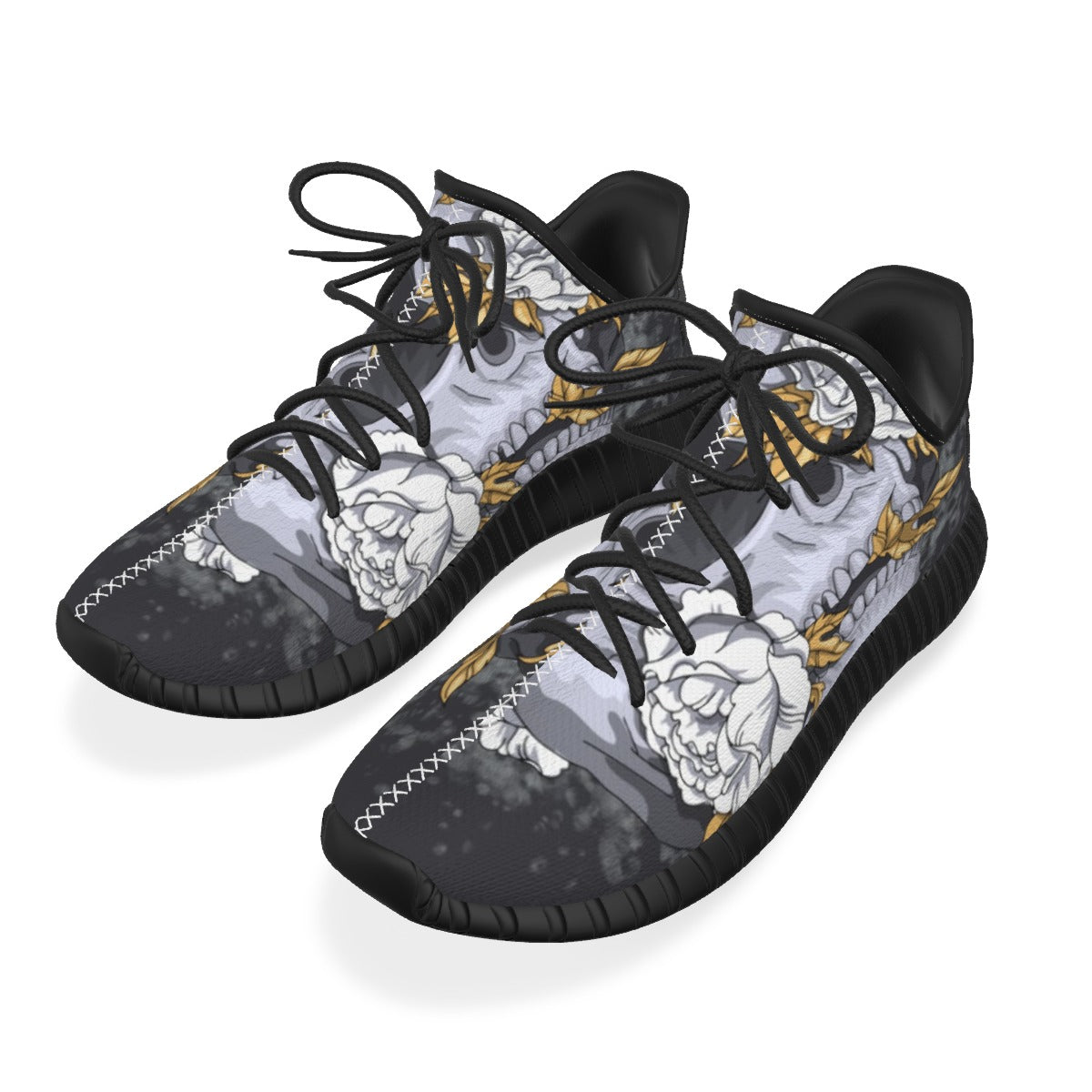 Central M Records All-Over Print Men's Coconut Shoes