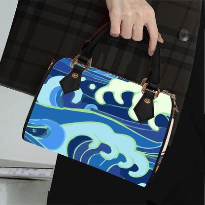 Batang Kalye Street Luxury Barrel-Leather Handbag