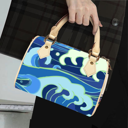 Batang Kalye Street Luxury Barrel-Leather Handbag