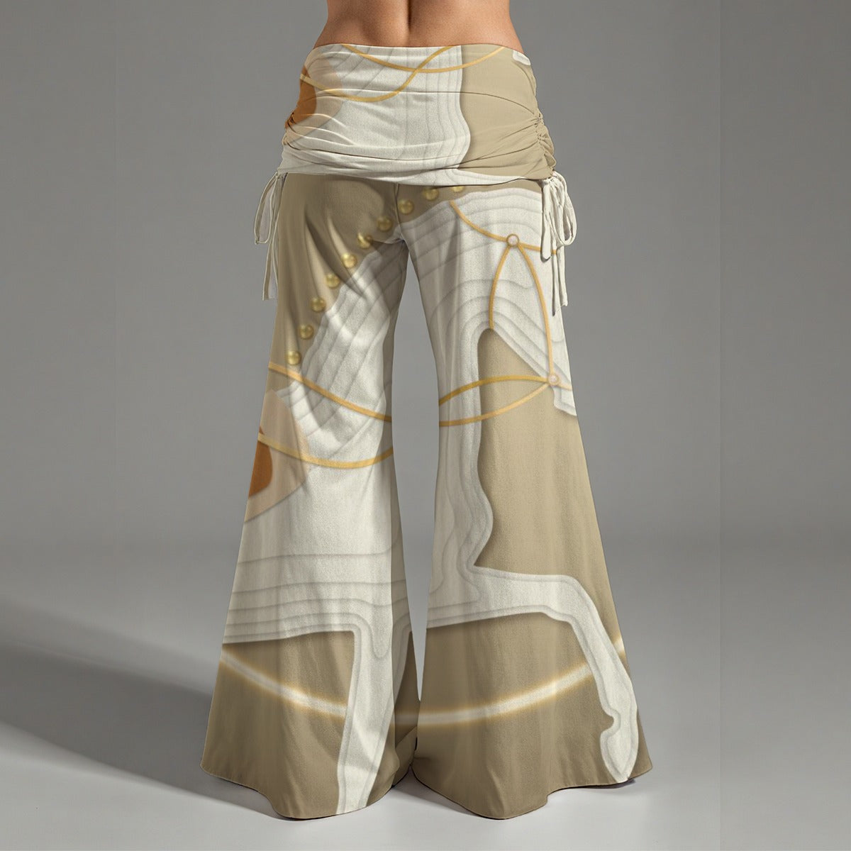 BKB Women's High Waist Wide Leg Pants