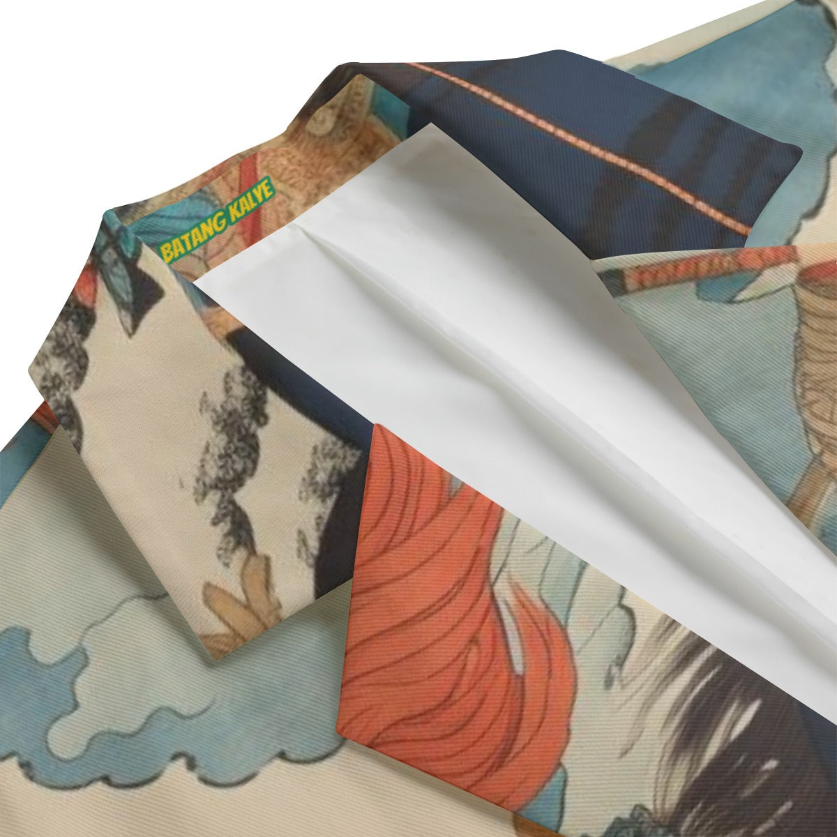 Batang Kalye Men's Casual Flat Lapel Collar Blazer Suit Street Mafia