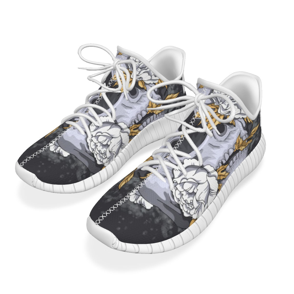 Central M Records All-Over Print Men's Coconut Shoes