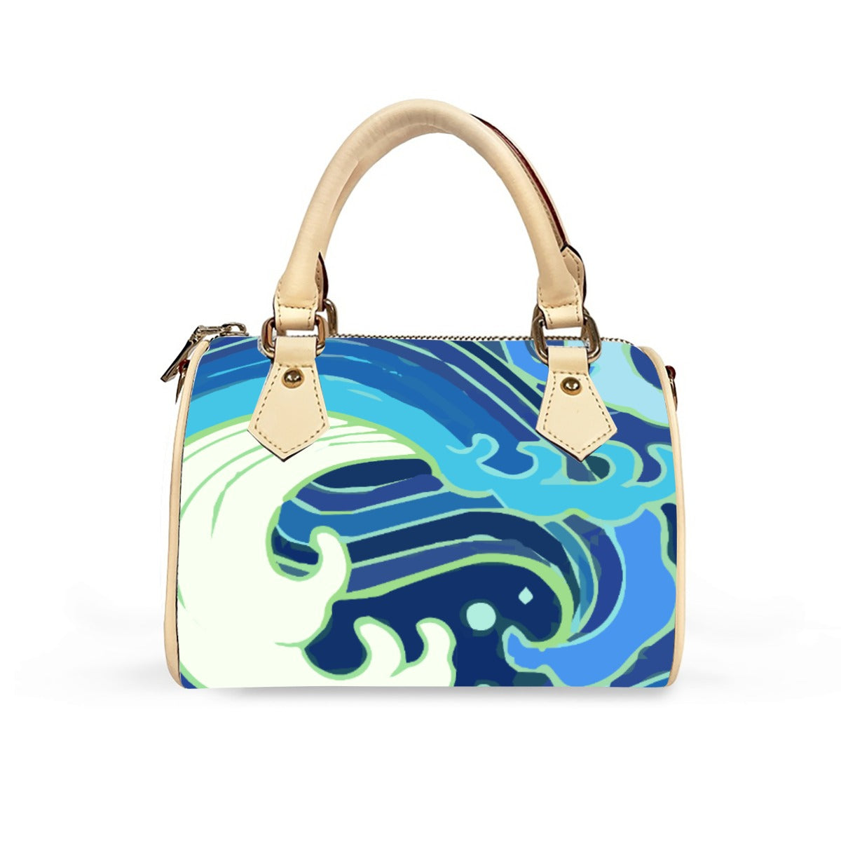 Batang Kalye Street Luxury Barrel-Leather Handbag