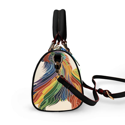 Batang Kalye Street Luxury Barrel-Leather Handbag