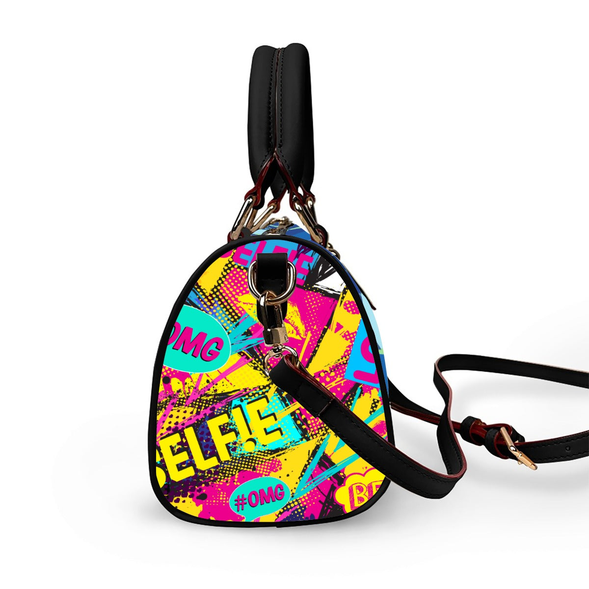 Batang Kalye Street Luxury Barrel-Leather Handbag