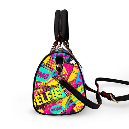 Batang Kalye Street Luxury Barrel-Leather Handbag