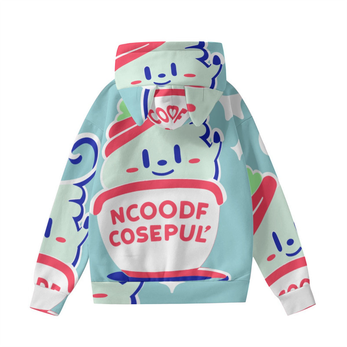 BKB CAT LOVER Women’s Hoodie With Decorative Ears