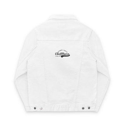 Unisex Embroidered Denim Jacket - Trendy Streetwear, Eco-Friendly Fashion, Casual Chic, Gift for Him/Her, Perfect for Spring/Fall