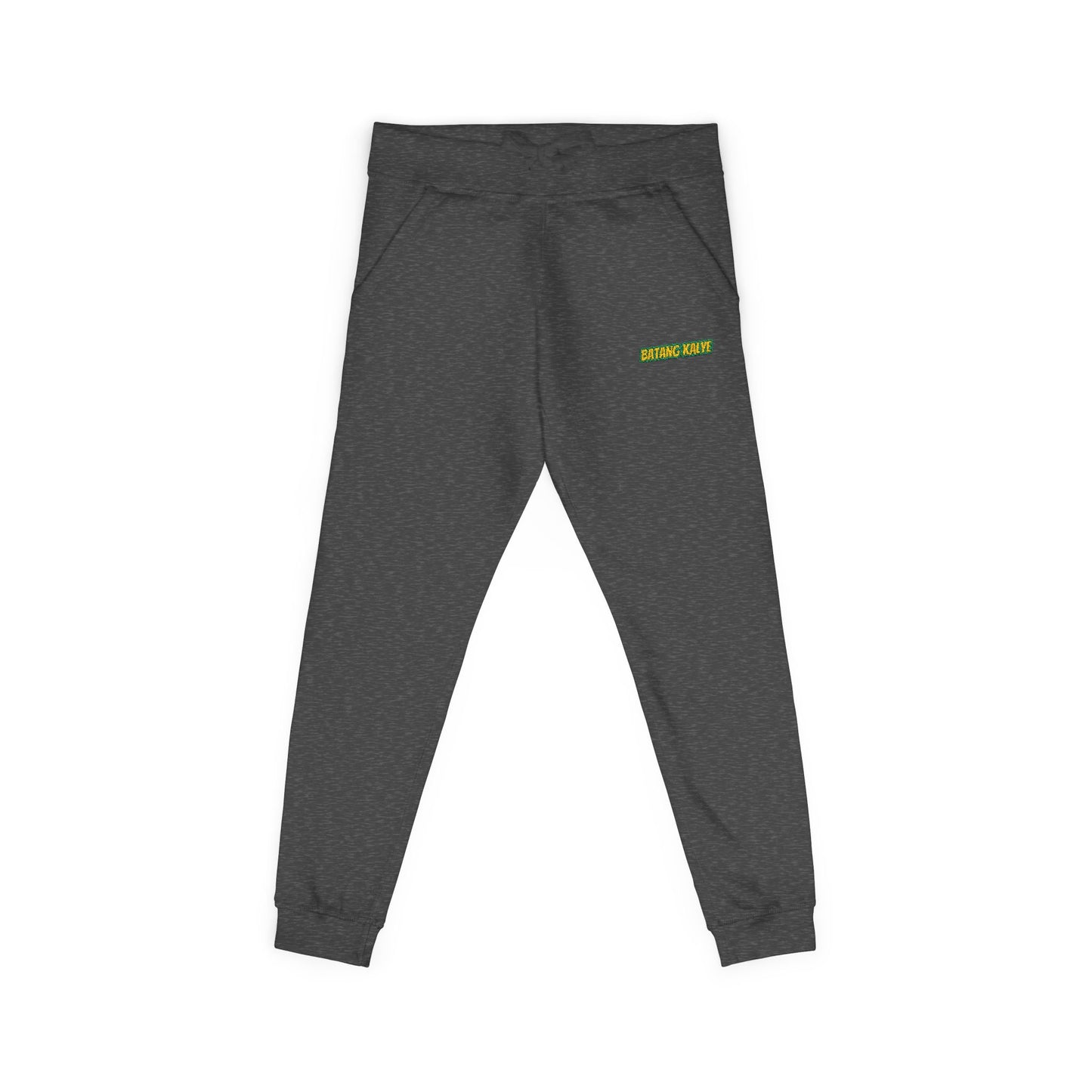 Batang Kalye Cozy Unisex Fleece Sweatpants with Embroidered Design, Casual Lounge Pants, Relaxation, Everyday Wear, Gift for Him/Her, Stylish Comfort