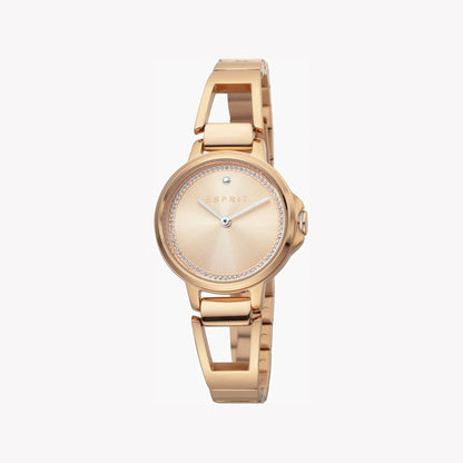 Esprit Women's Rose Gold Watch, Stainless Steel Band | Es1l170m0015