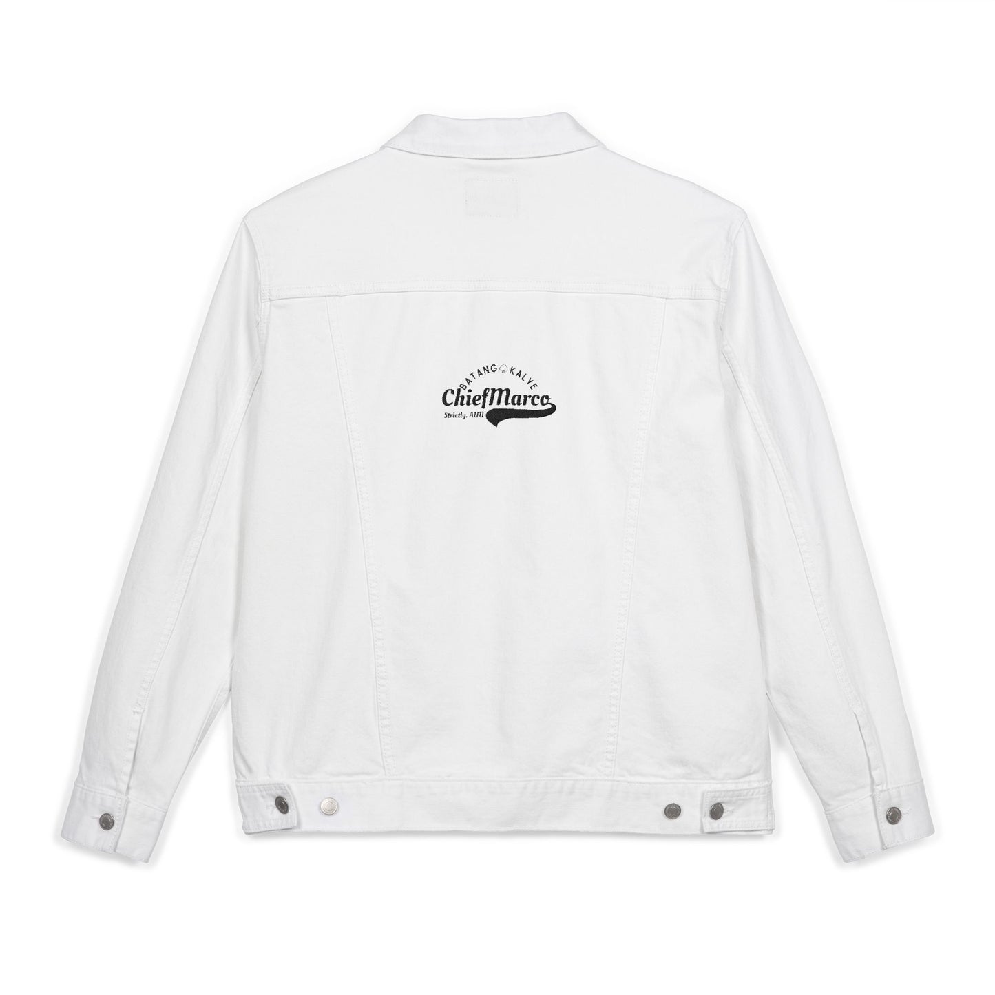 Unisex Embroidered Denim Jacket - Trendy Streetwear, Eco-Friendly Fashion, Casual Chic, Gift for Him/Her, Perfect for Spring/Fall