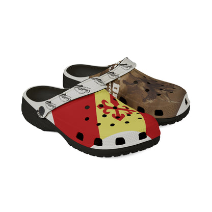 Stylish Batang Kalye Foam Shoes, Comfortable Slip-On Clogs, Unique Pattern Footwear for Home, Garden or Beach