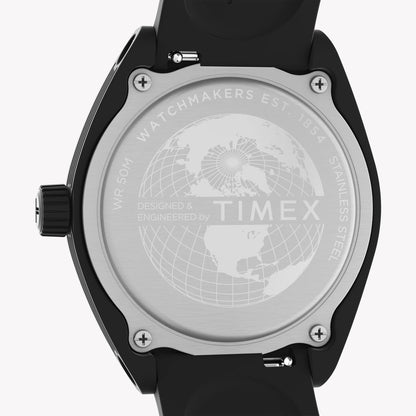 Timex Unisex Eco-Friendly Black Watch, Bio-Based Strap | Tw2w42300