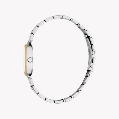 Esprit Women's Silver & Gold Quartz Watch | Es1l500m0045