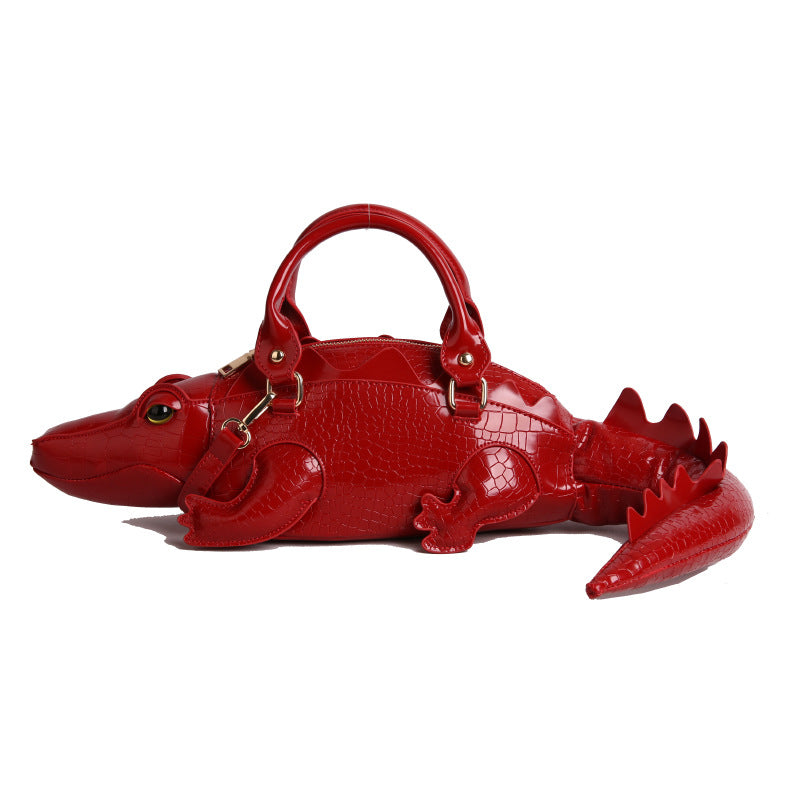 BKB Women's Alligator Shaped Handbag