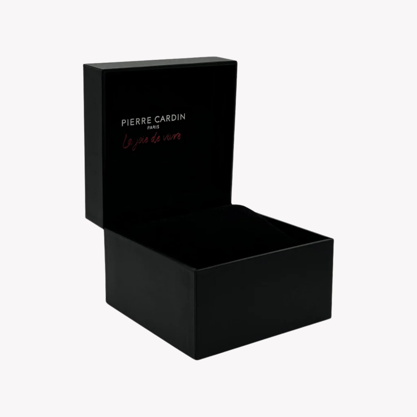 Pierre Cardin Men's Gold Watch, Black Leather Band | Cba.4018